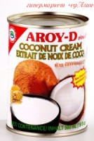 Кокосовые сливки 70% Aroy-D (жирность 20-22%), 560 мл
