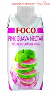 Нектар розовой гуавы FOCO, 330 мл