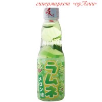 Японский газированный напиток Рамунэ со вк. дыни, 200 мл