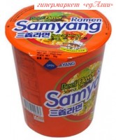 Лапша Samyang Ramen со вкусом бекона в стакане