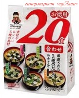 Мисо-суп Ассорти быстрого приготовления "Miyasaka",  20 порций