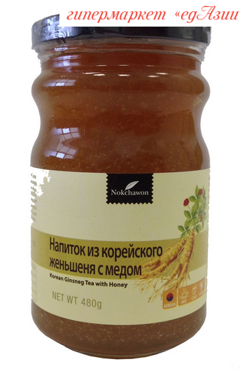 Джем из корейского женьшеня с медом, 480 гр