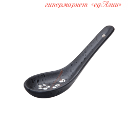 Ложка, керамика Цветы Блэк