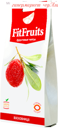 Фруктовые чипсы FitFruits Восковница, 20 г