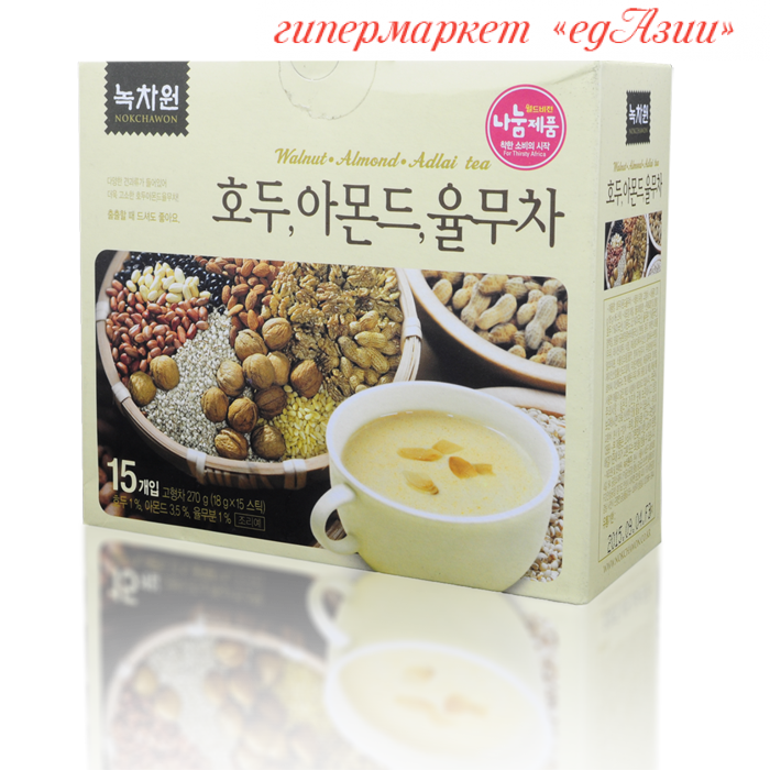 Напиток с грецким орехом, миндалем и коиксом Nokchawon  (пищезаменитель)