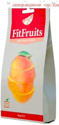 Фруктовые чипсы FitFruits Манго, 20 г