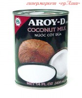Кокосовое молоко Aroy-D 60% (жирность 17-19%), ж/б, 400 мл