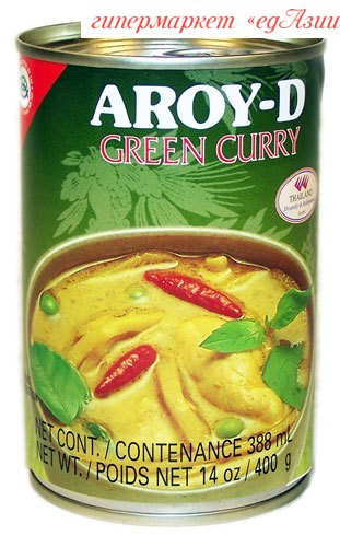 Суп готовый Карри зеленый Arroy-D с бамбуком, 400 мл