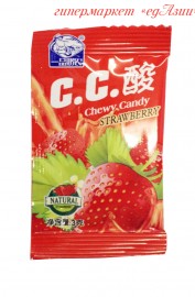 Жевательная конфета Chewy Candy strawberry, 3 г