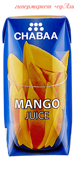 Напиток из манго CHABAA, 180 мл