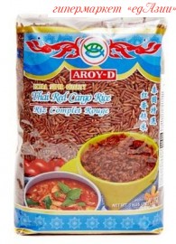 Красный шелушеный рис Aroy-D, 1 кг