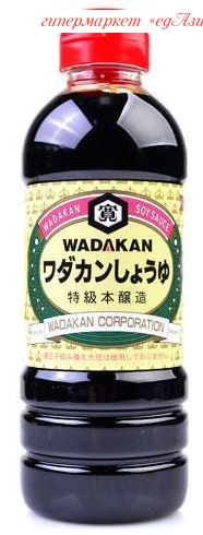 Соевый соус Вадакан (WADAKAN), 500 мл, Японское качество!