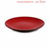 Тарелка круглая красная д. 20 см. 22184B/PT215