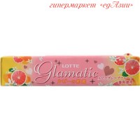 Жевательная резинка Lotte Glamatic Вкус Персика и Мяты