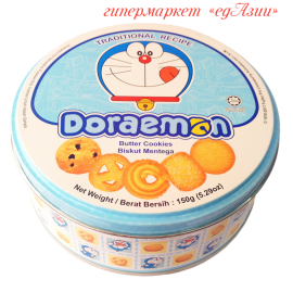 Печенье сливочное в банке DORAEMON, 150 г