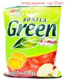 Леденцы с зеленым чаем и яблоком "Bontea Green"