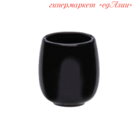 Чашка черная (керамика) 190 мл