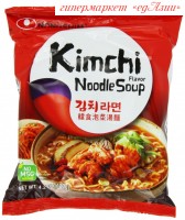 Лапша Nongshim Кимчи Рамён острая, быстрого приготовления