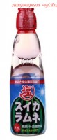 Японский газированный напиток Рамунэ "Арбуз", 200 мл (Ramune)