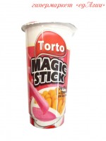 Бисквитные палочки с клубничным кремом Magic Stick 40 гр