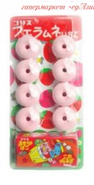 Свистящие конфеты с игрушкой Клубничные Coris  Whistle Ramune Candy, 34 гр