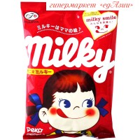 Ириски молочные Milky  Fujiya в пакете, 120 гр