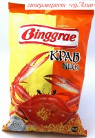 Чипсы со вкусом краба "Binggrae"