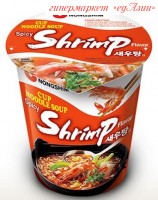 Лапша Nongshim Сеутанг с креветками, быстрого приготовления в стакане