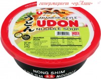 Лапша Nongshim Удон вареная, мягкая , быстрого приготовления в чашке