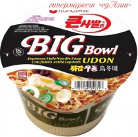 Лапша Nongshim Удон, быстрого приготовления в тарелке, 111 г